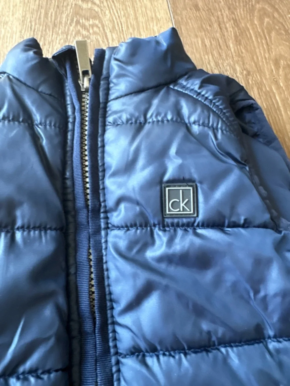 Calvin Klein Toddler Navy Puffer Vest